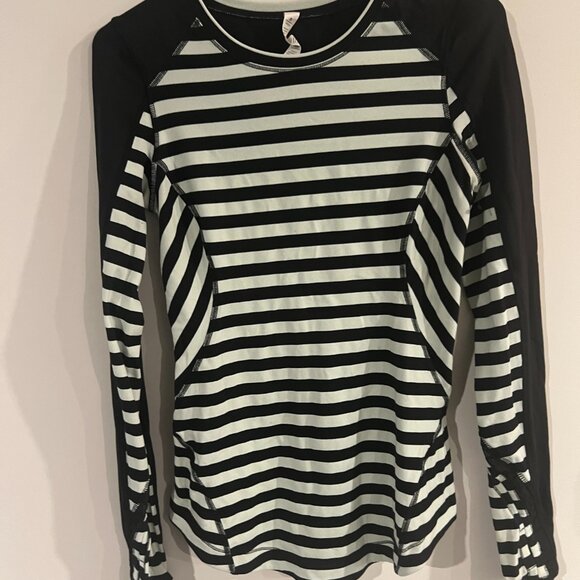 Lululemon striped long sleeve top size 4 - Picture 4 of 10